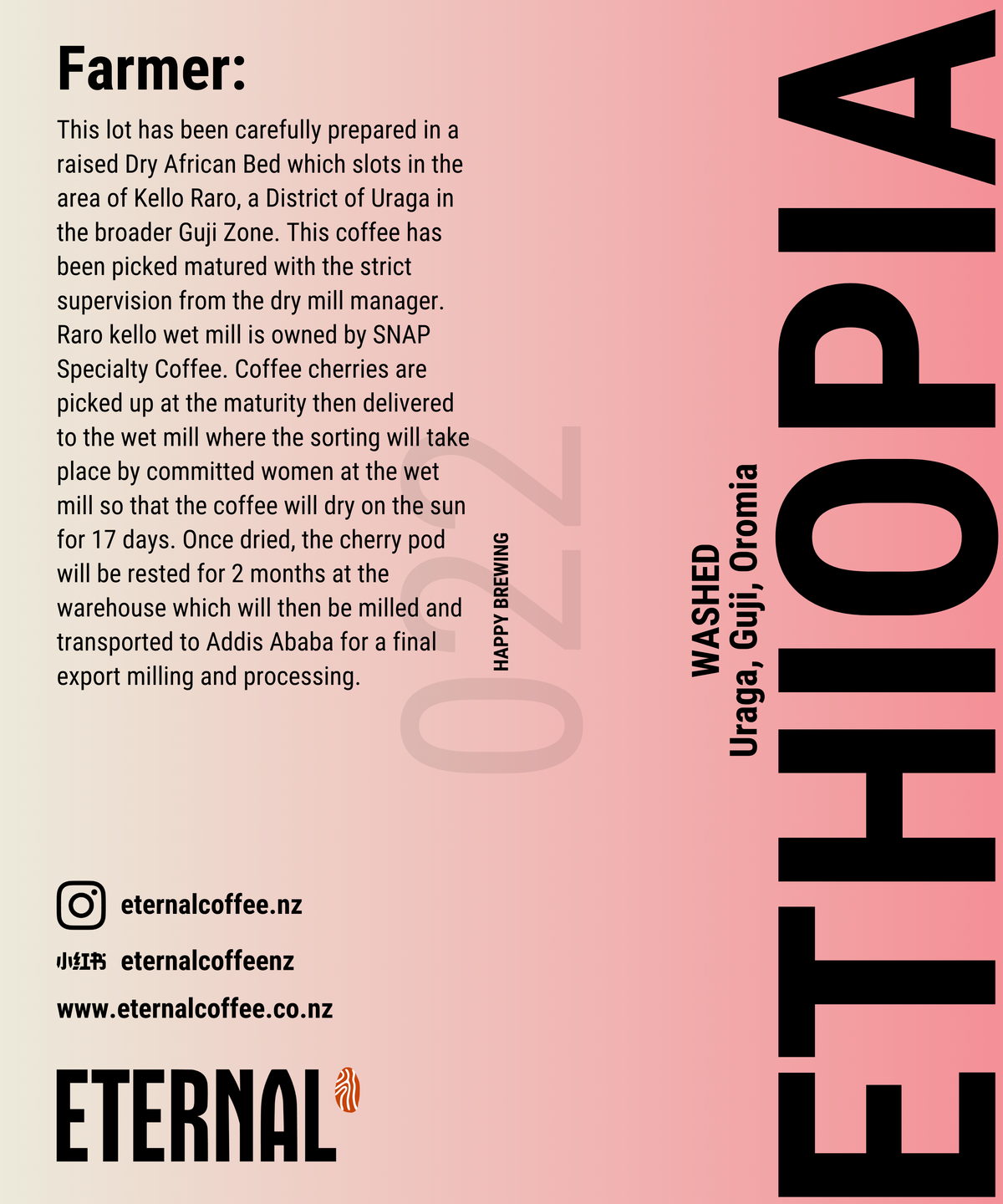 Ethiopia Guji Dega Washed (Espresso)