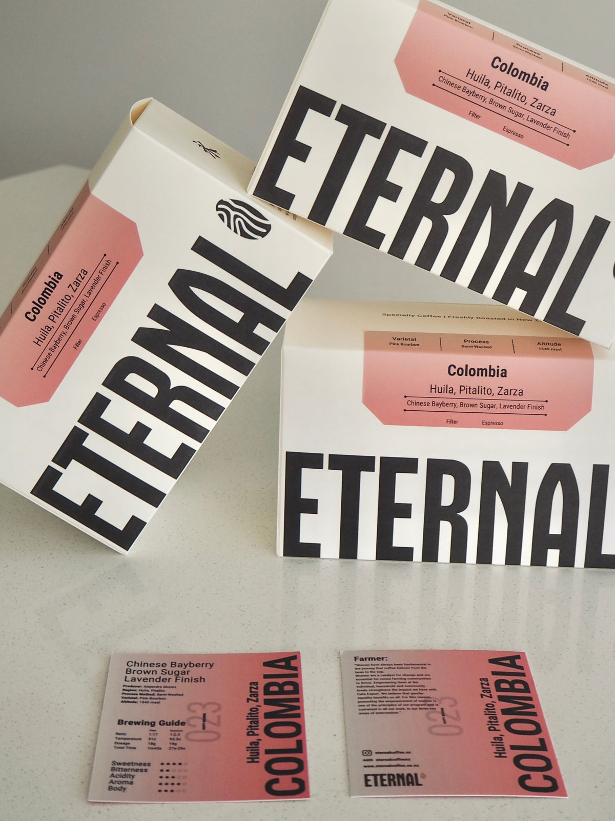 Colombia Zarza Pink Bourbon Semi-Washed (Espresso)