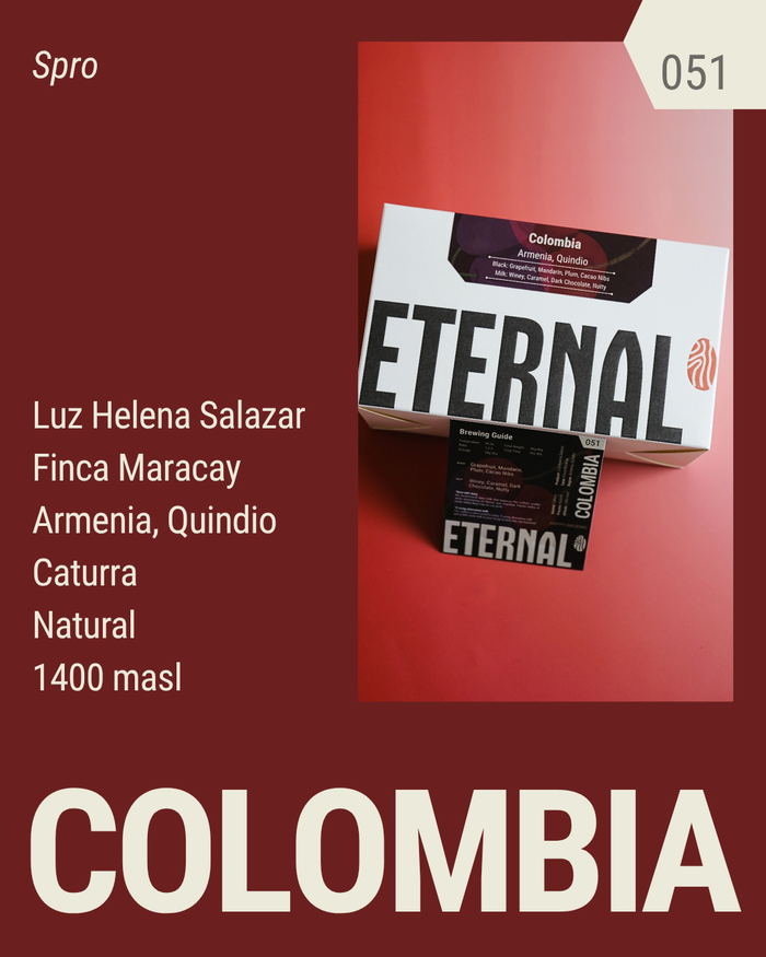 🆕 Colombia Luz Helena Salazar Caturra Natural (Espresso)