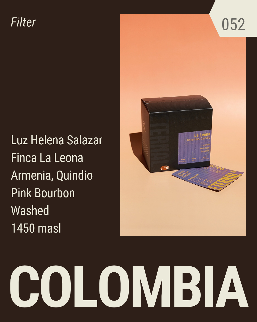 🆕 Colombia Luz Helena Salazar Pink Bourbon Washed (Filter)