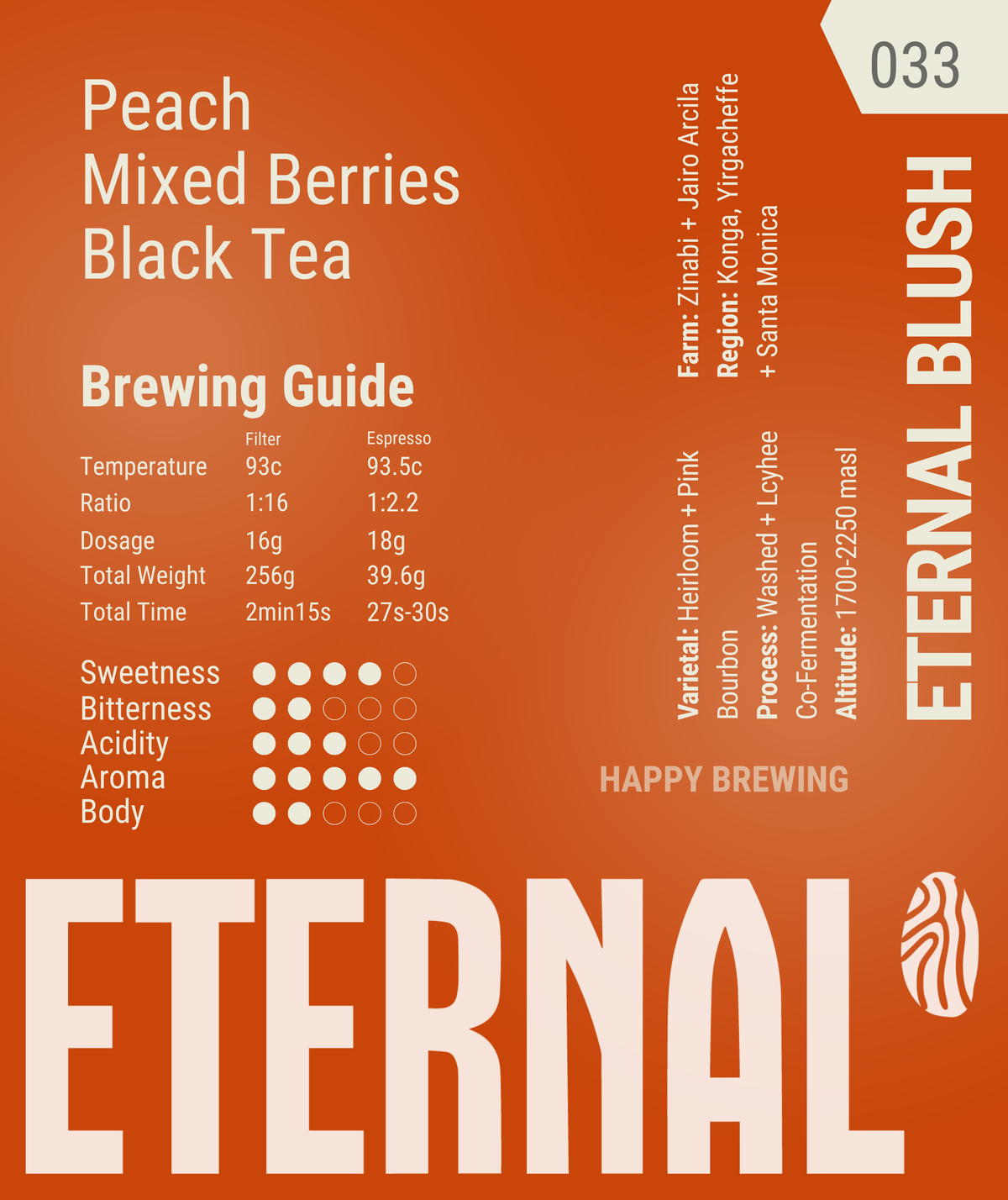 🆕 Eternal Blush - Fruity Blend (Espresso)