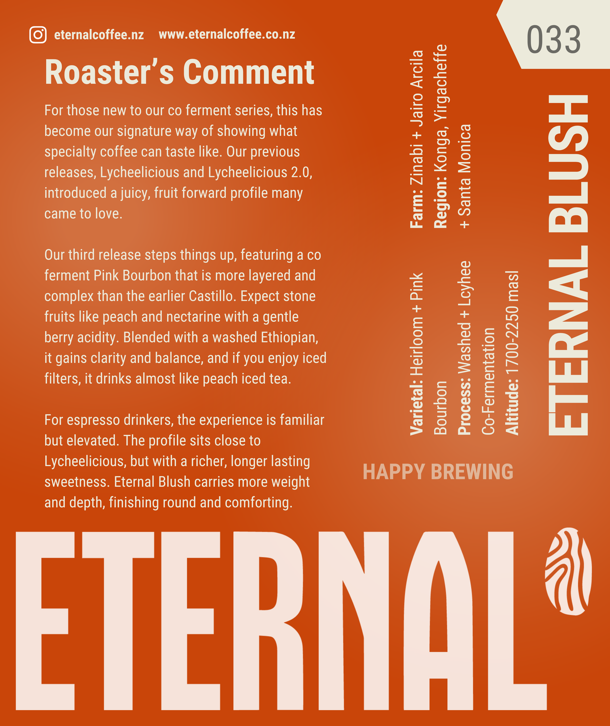 🆕 Eternal Blush - Fruity Blend (Espresso)