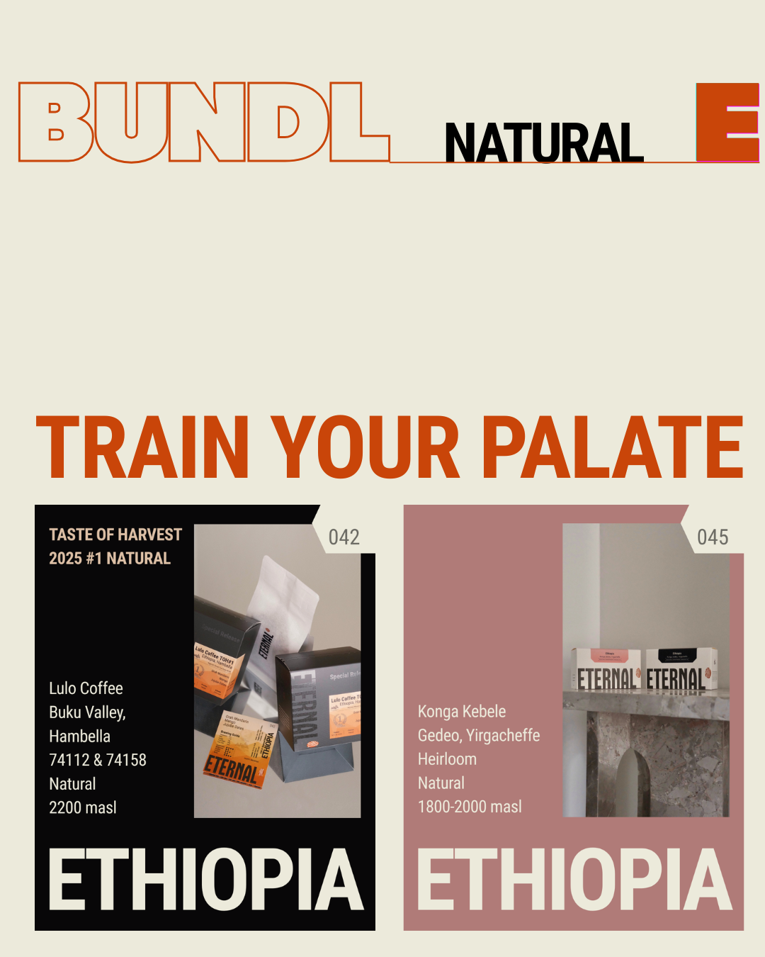 🆕 Limited: Ethiopia Natural Bundle: TOH #1 Lulo + Konga