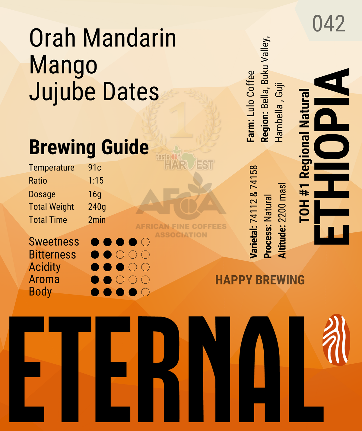 🆕 Limited: Ethiopia Natural Bundle: TOH #1 Lulo + Konga