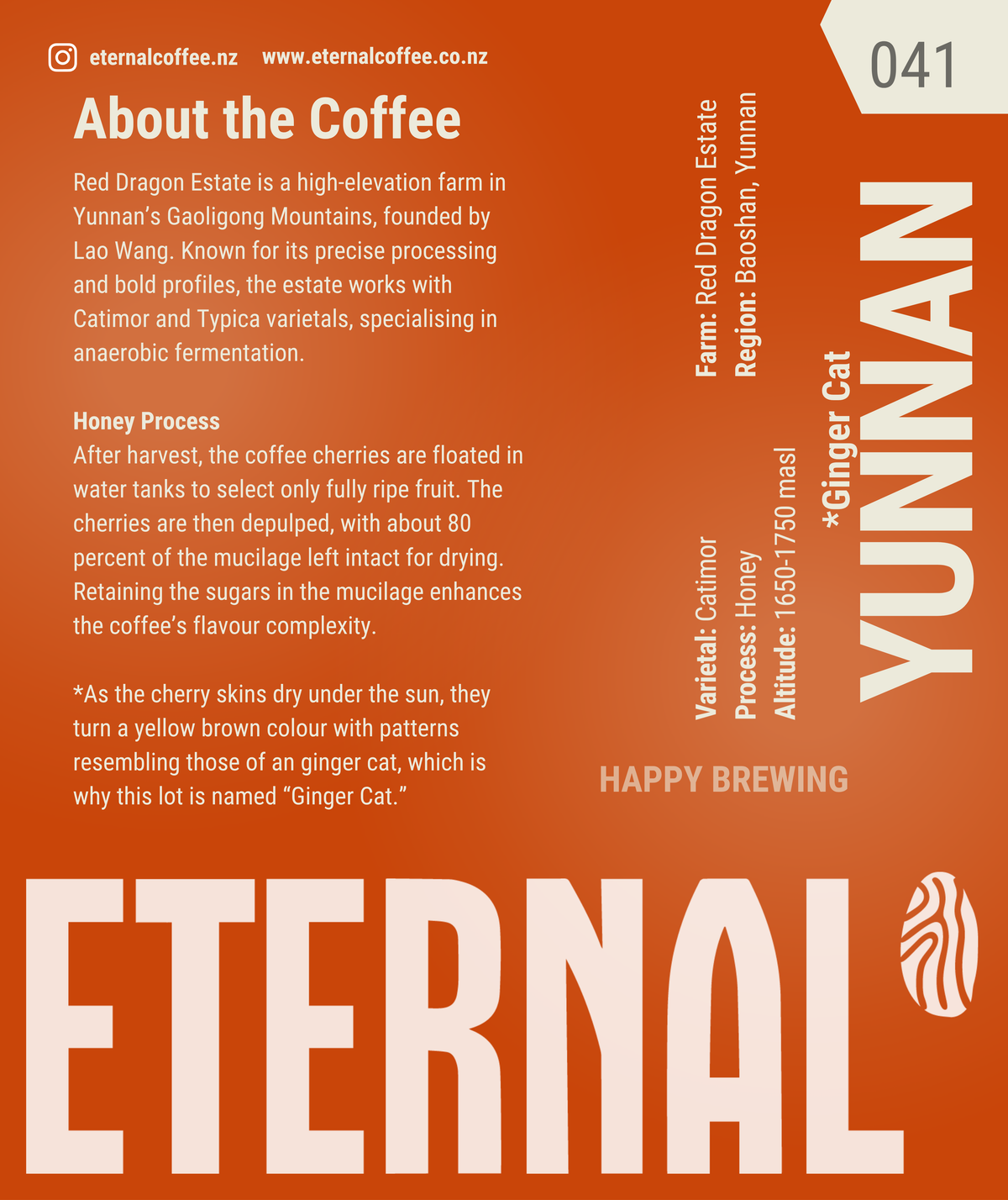 Yunnan Baoshan Catimor Honey (Filter)