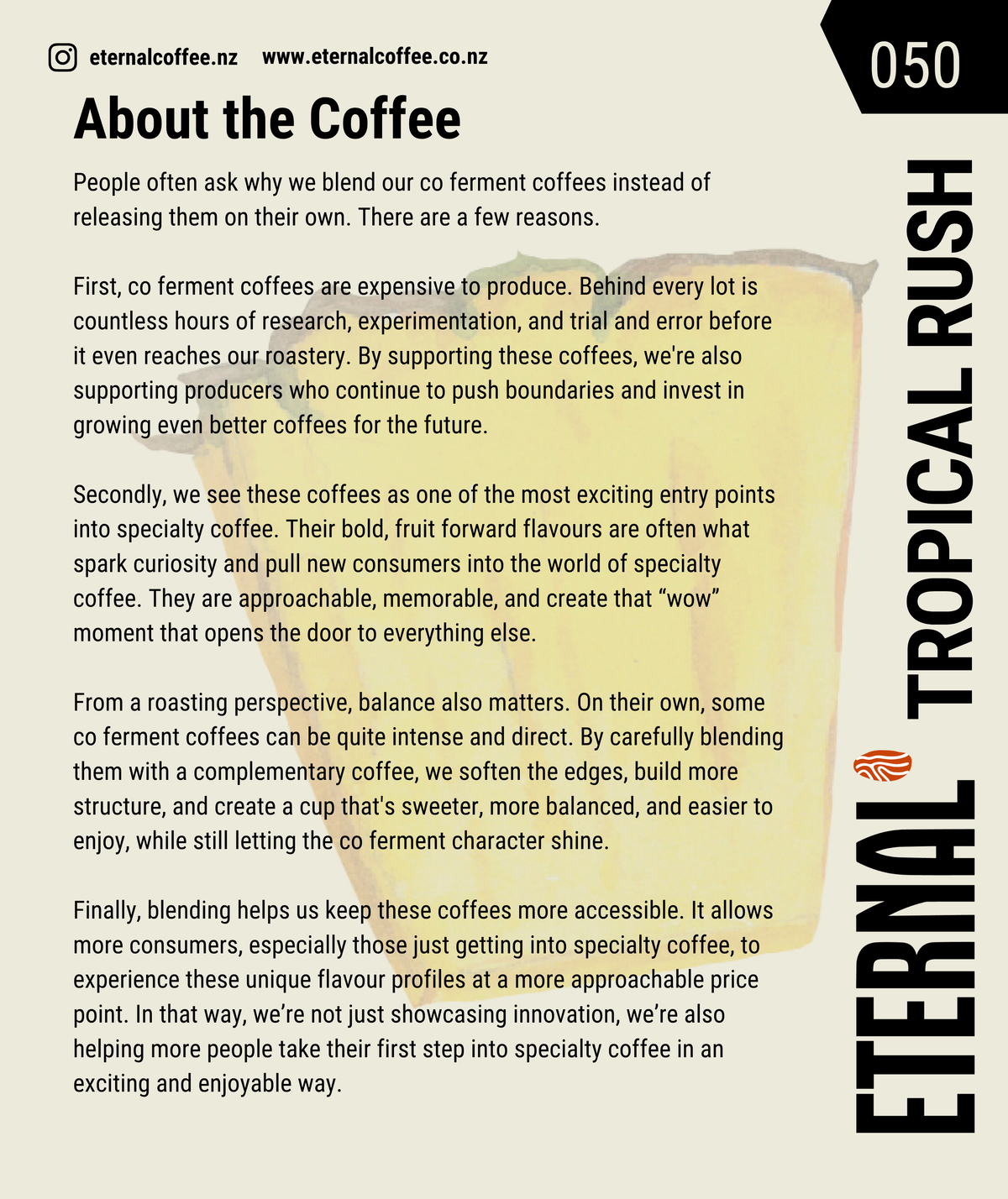 🆕 Tropical Rush - Fruity Blend (Espresso)